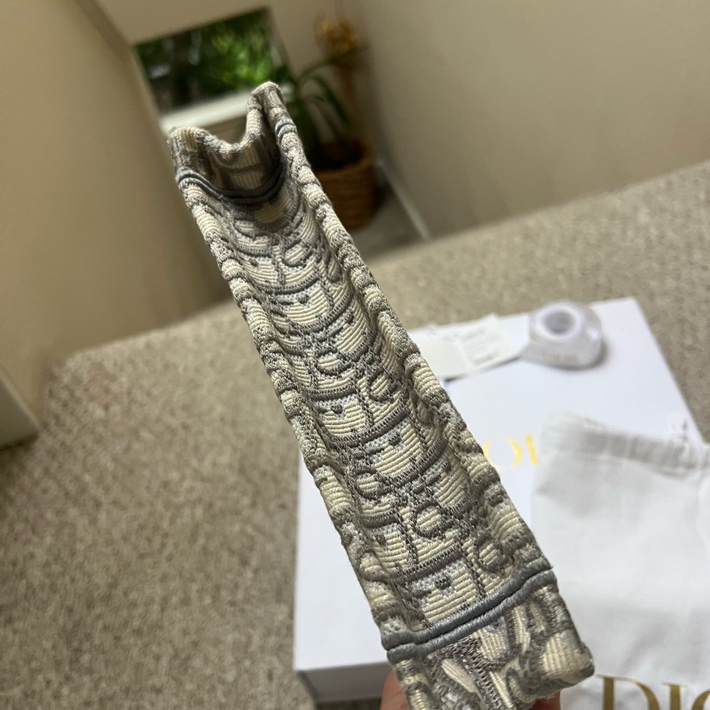 Dior Gray Mini Book Tote - Picture 8 of 13